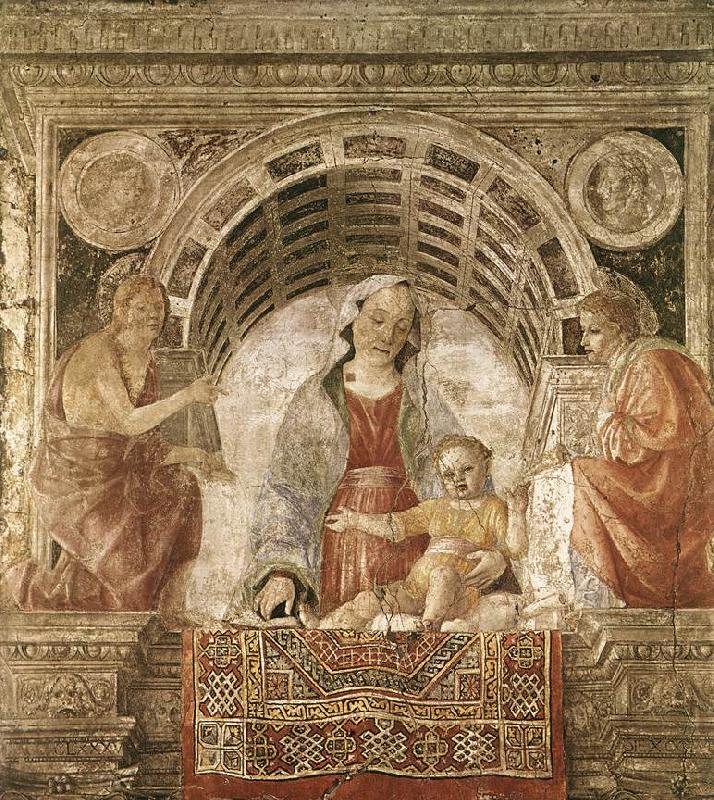 Madonna and Child with St John the Baptist and St John the Evangelist dfhj, FOPPA, Vincenzo